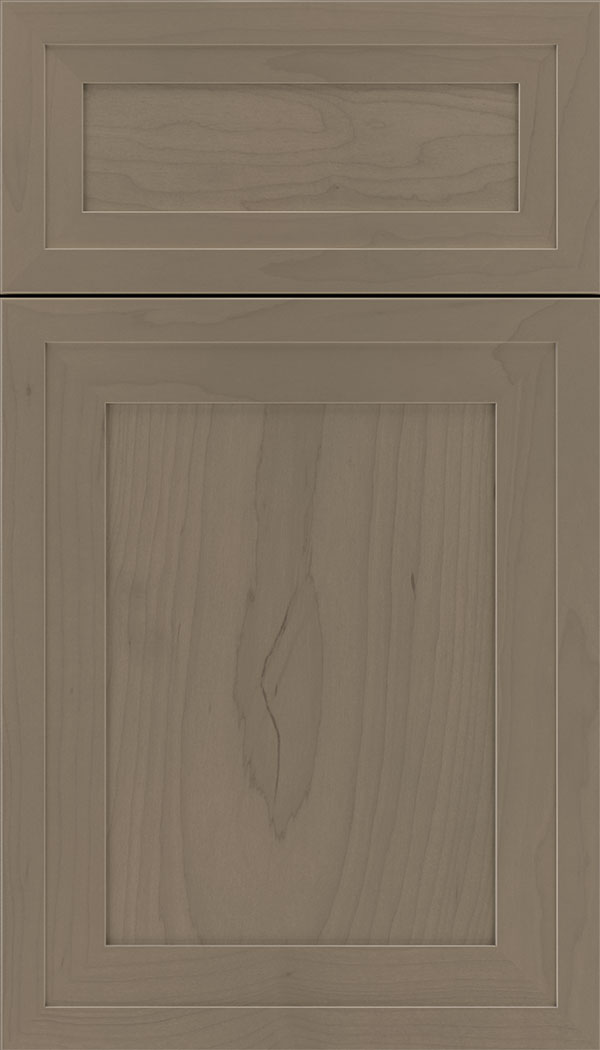 Asher 5pc Maple flat panel cabinet door in Winter