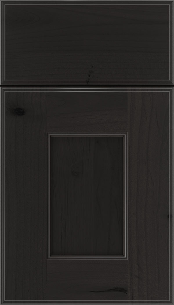 Berkeley Alder flat panel cabinet door in Charcoal
