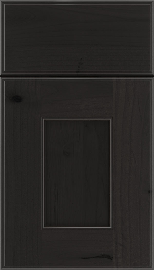 Berkeley Alder flat panel cabinet door in Charcoal