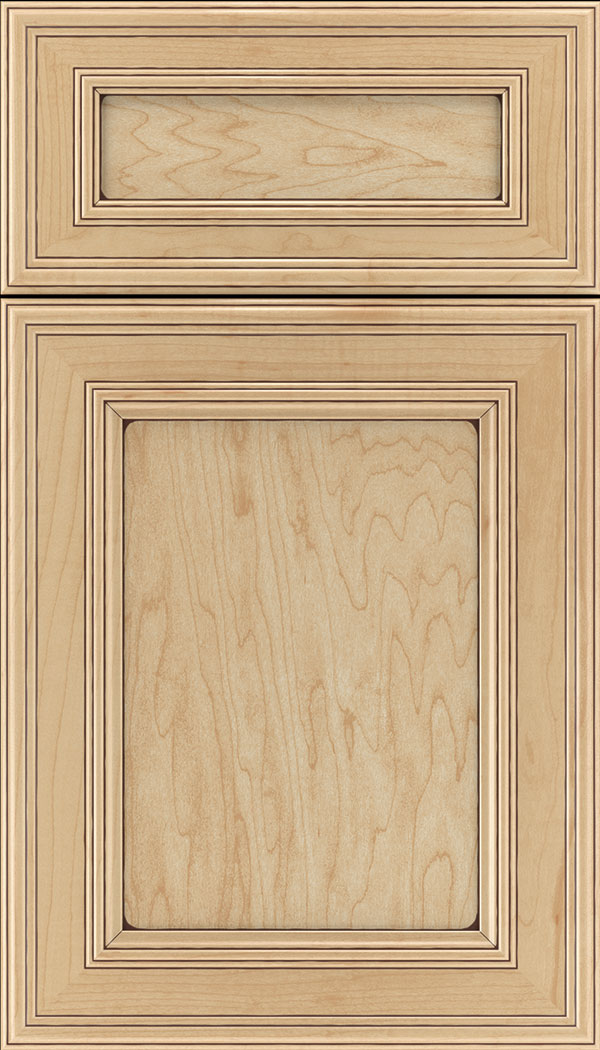 Natural Mocha Glaze Cabinet Finish on Maple - Kitchen Craft