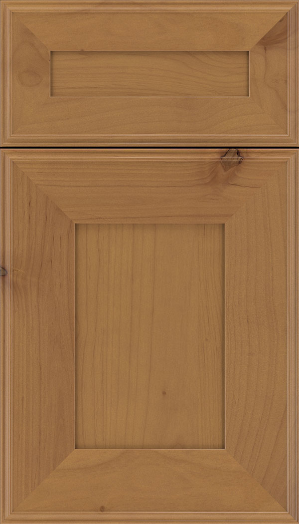 Elan 5pc Alder flat panel cabinet door in Ginger