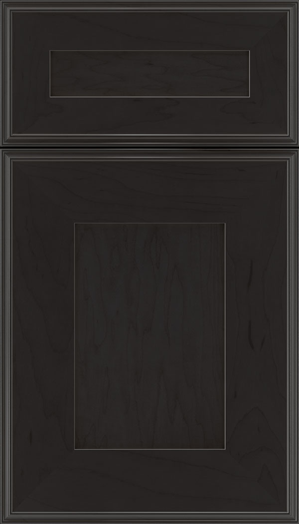 Elan 5pc Maple flat panel cabinet door in Charcoal