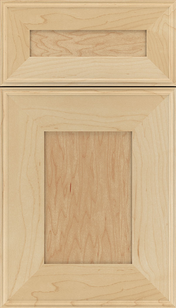 Elan 5pc Maple flat panel cabinet door in Natural