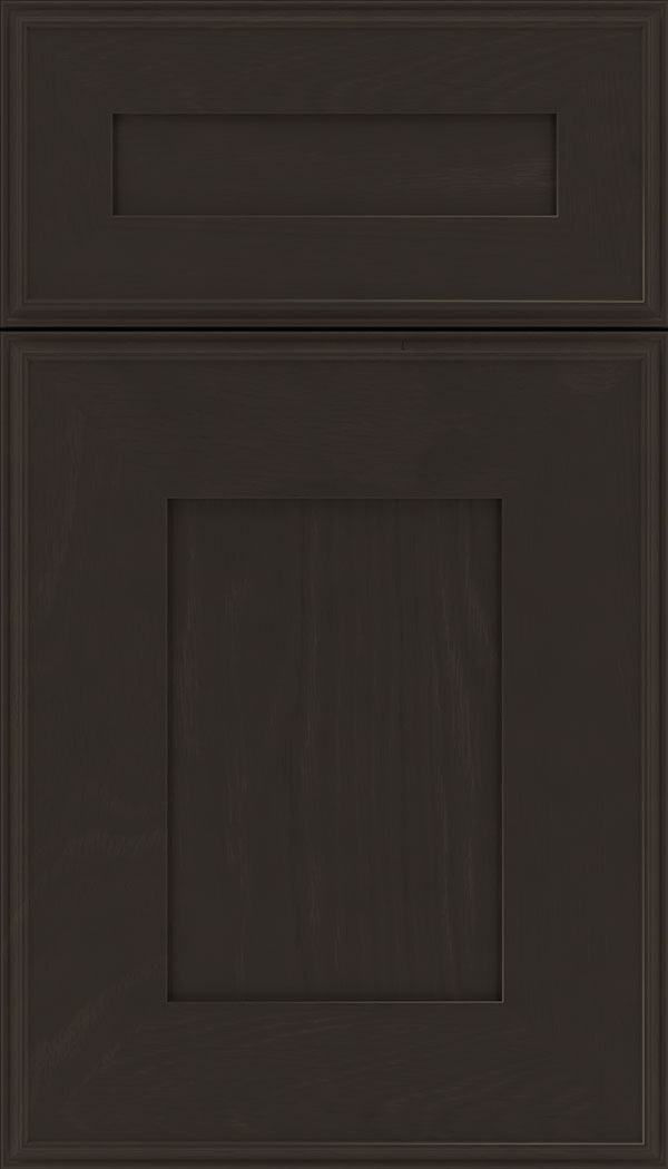 Elan 5pc Oak flat panel cabinet door in Thunder