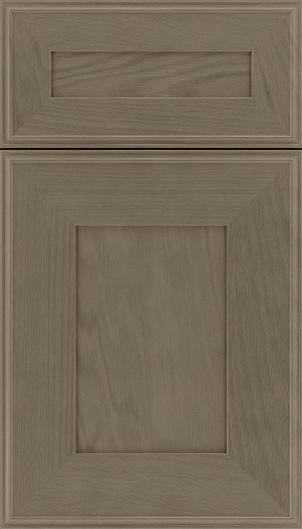 Elan 5pc Oak flat panel cabinet door in Winter