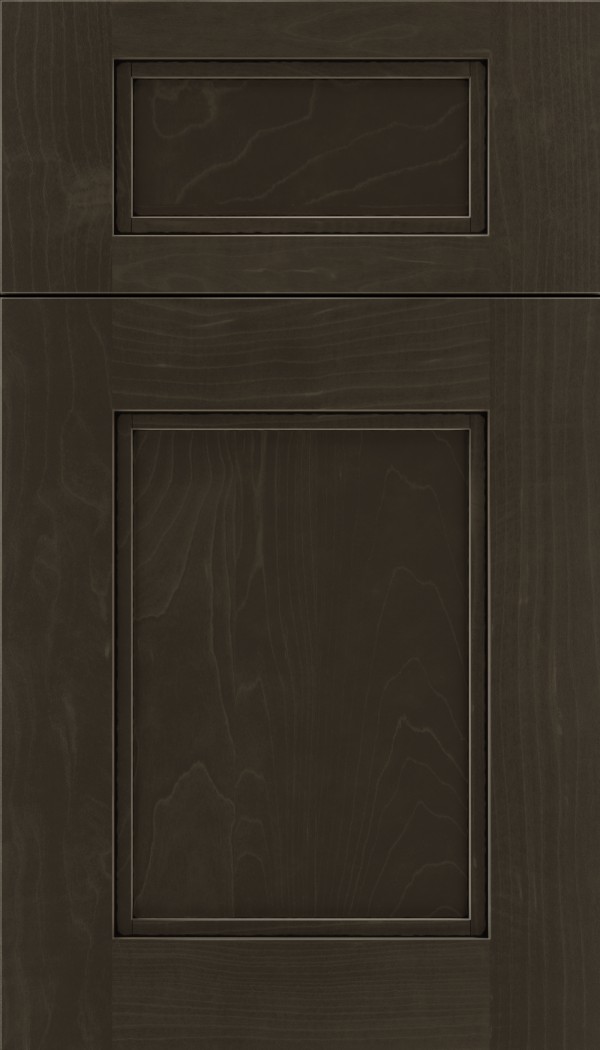 Thunder Black Glaze Cabinet Finish on Maple - Kitchen Craft