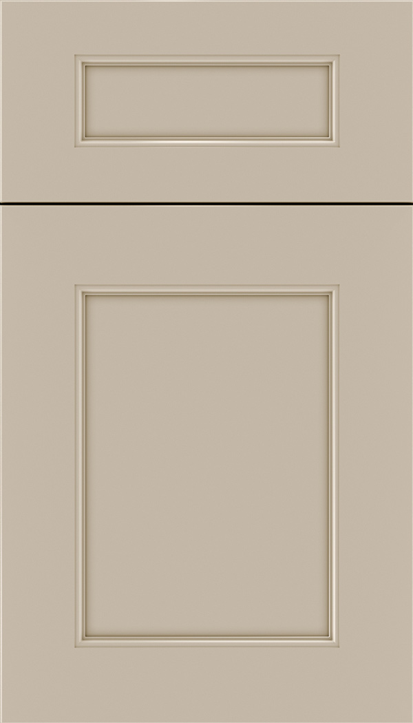 Lexington 5pc Maple recessed panel cabinet door in Moonlight