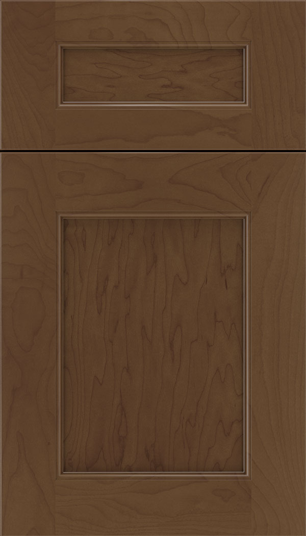 Lexington 5pc Maple recessed panel cabinet door in Sienna