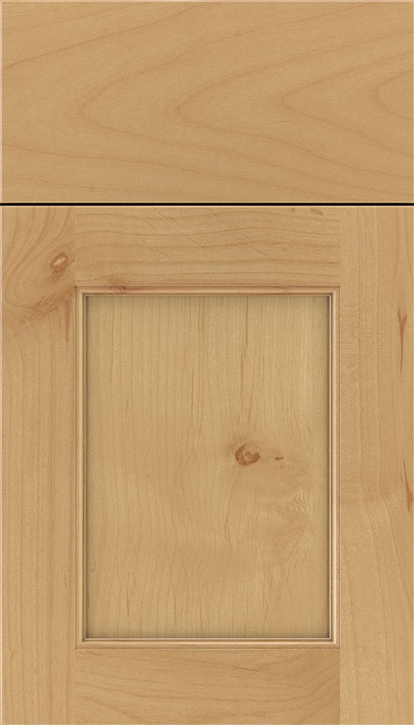 Lexington Alder recessed panel cabinet door in Natural