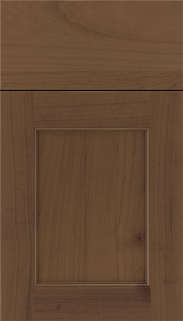 Lexington Alder recessed panel cabinet door in Sienna