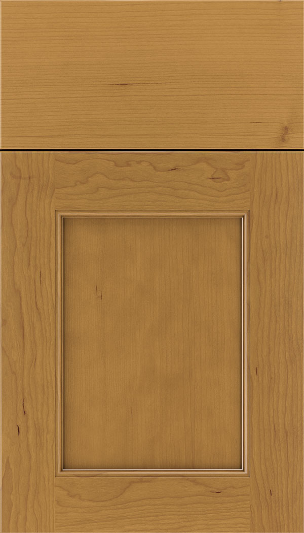 Lexington Cherry recessed panel cabinet door in Ginger