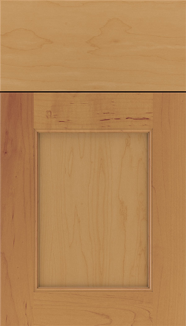 Lexington Maple recessed panel cabinet door in Ginger