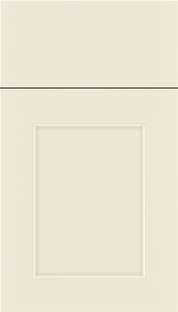 Lexington Maple recessed panel cabinet door in Seashell
