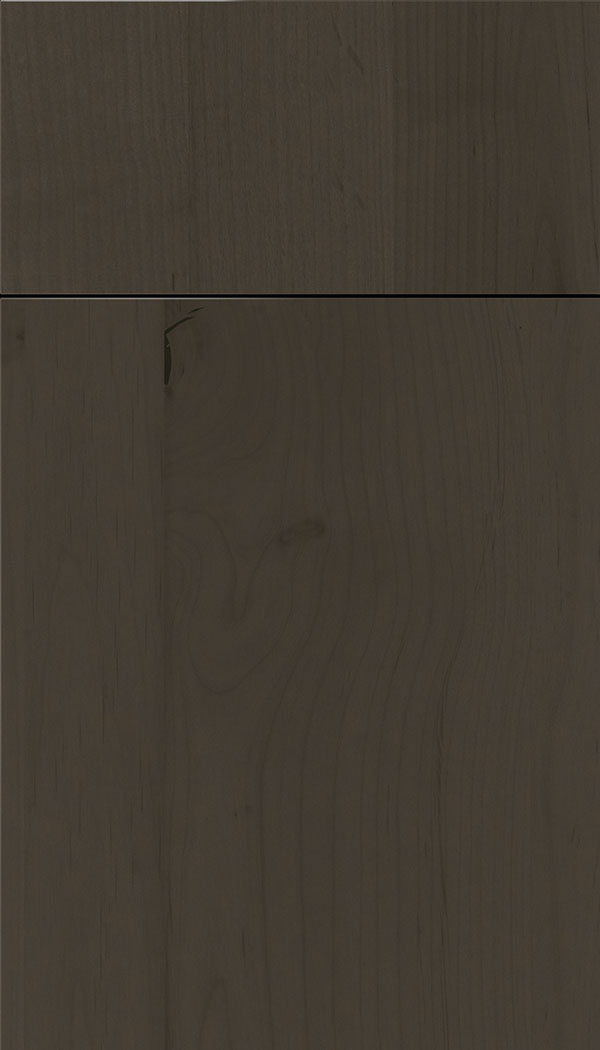 Lockhart Alder slab cabinet door in Thunder