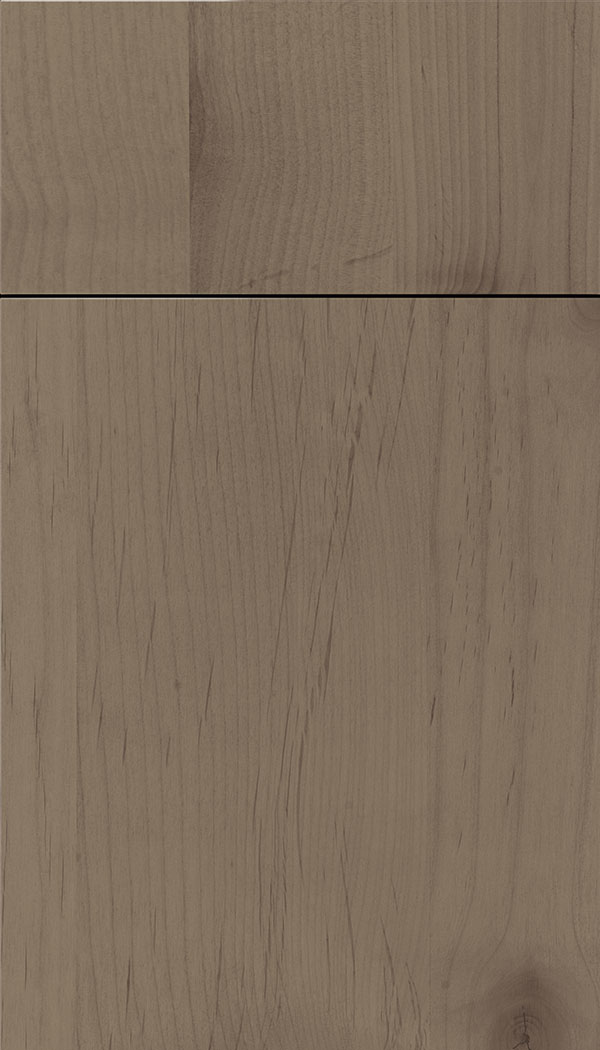 Lockhart Alder slab cabinet door in Winter