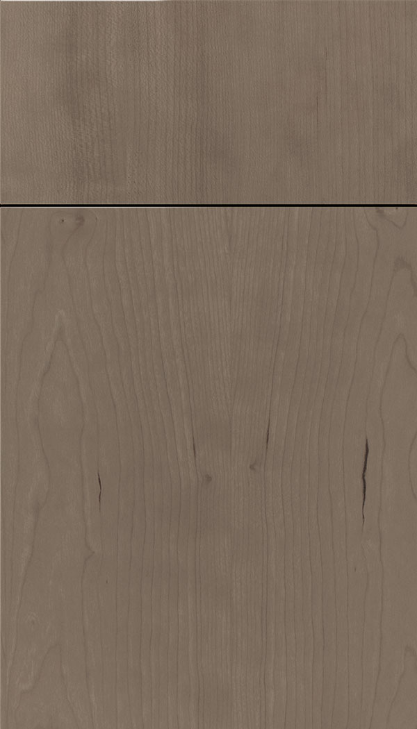 Lockhart Cherry slab cabinet door in Winter