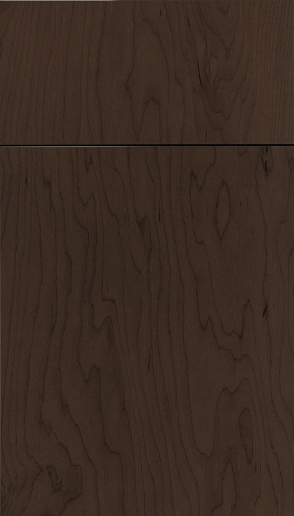 Lockhart Maple slab cabinet door in Cappuccino