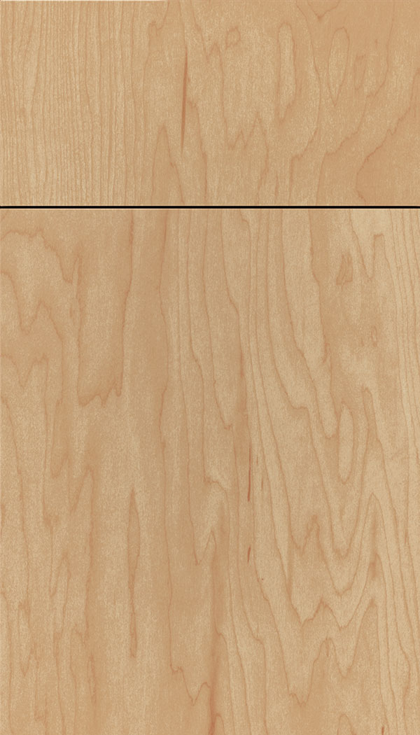 Lockhart Maple slab cabinet door in Natural
