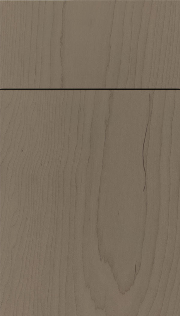 Lockhart Maple slab cabinet door in Winter