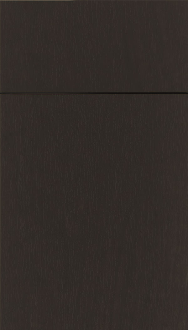 Lockhart Oak slab cabinet door in Thunder