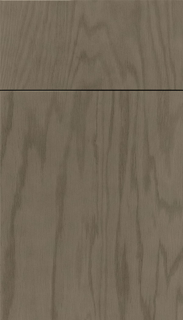 Lockhart Oak slab cabinet door in Winter