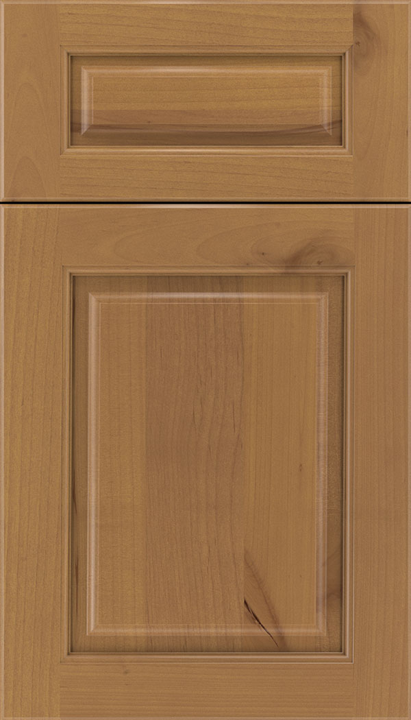 Marquis 5pc Alder raised panel cabinet door in Ginger