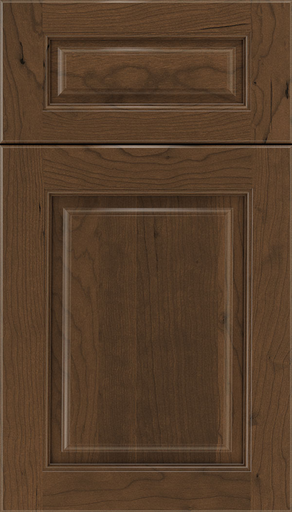 Marquis 5pc Cherry raised panel cabinet door in Sienna