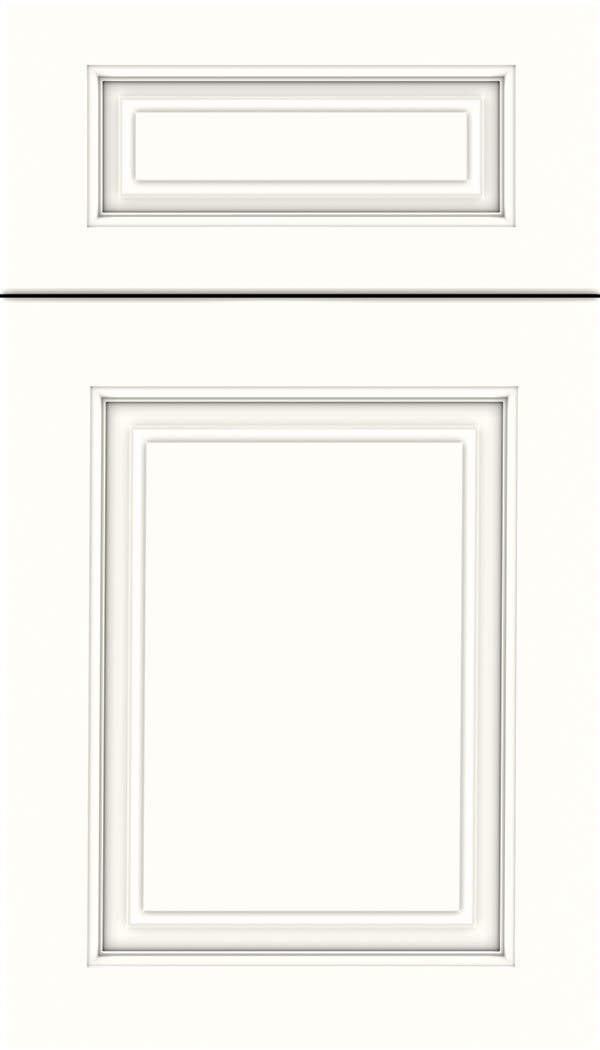 Marquis 5pc Maple raised panel cabinet door in Alabaster