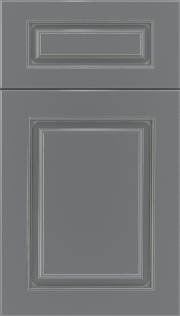 Marquis 5pc Maple raised panel cabinet door in Cloudburst with Pewter glaze
