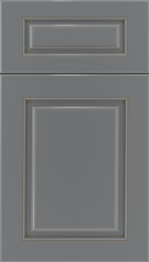 Marquis 5pc Maple raised panel cabinet door in Cloudburst with Smoke glaze