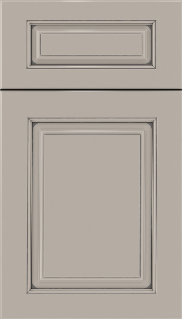 Marquis 5pc Maple raised panel cabinet door in Nimbus with Pewter glaze