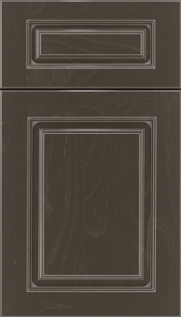 Marquis 5pc Maple raised panel cabinet door in Thunder with Pewter glaze