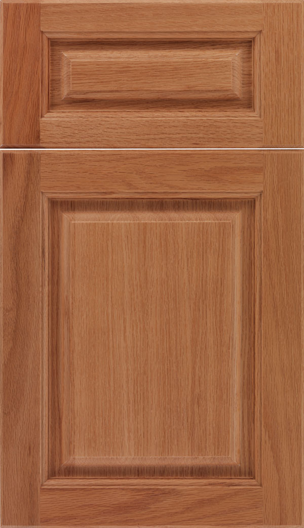 Marquis 5pc Oak raised panel cabinet door in Spice