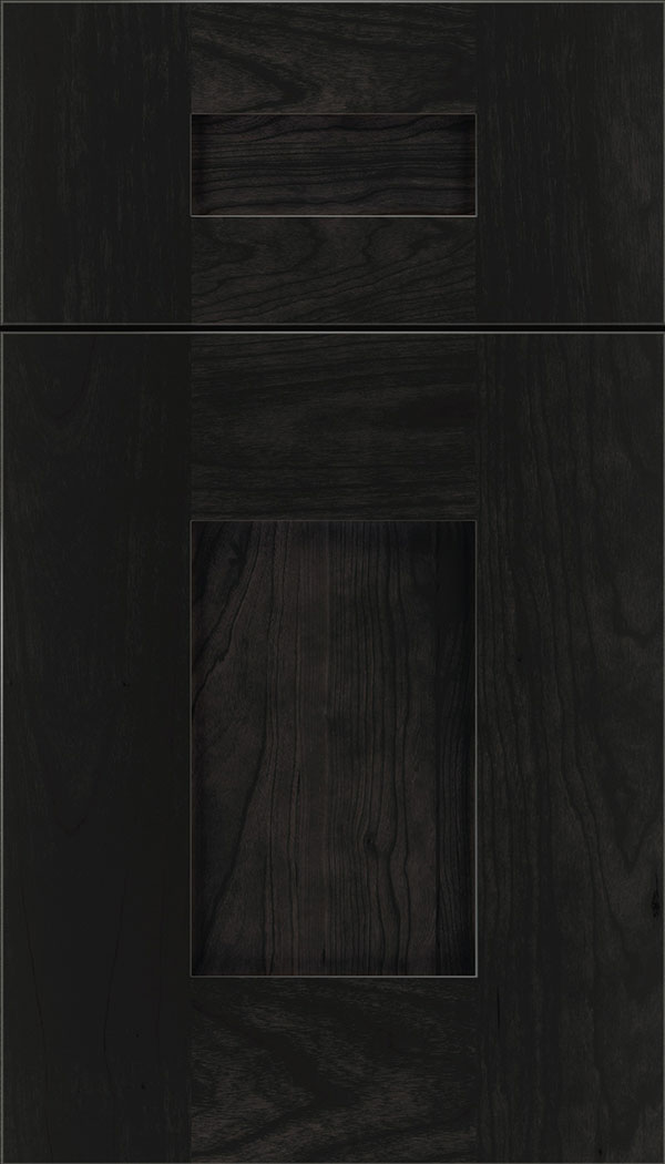 Newhaven 5-Piece Cherry shaker cabinet door in Charcoal