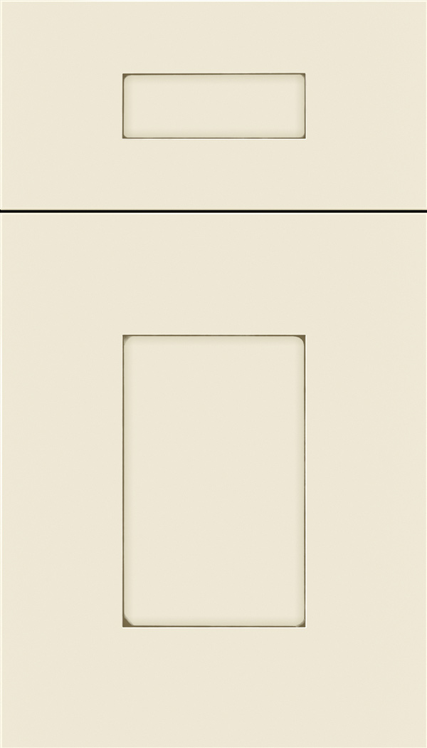 Newhaven 5pc Maple shaker cabinet door in Seashell with Smoke glaze