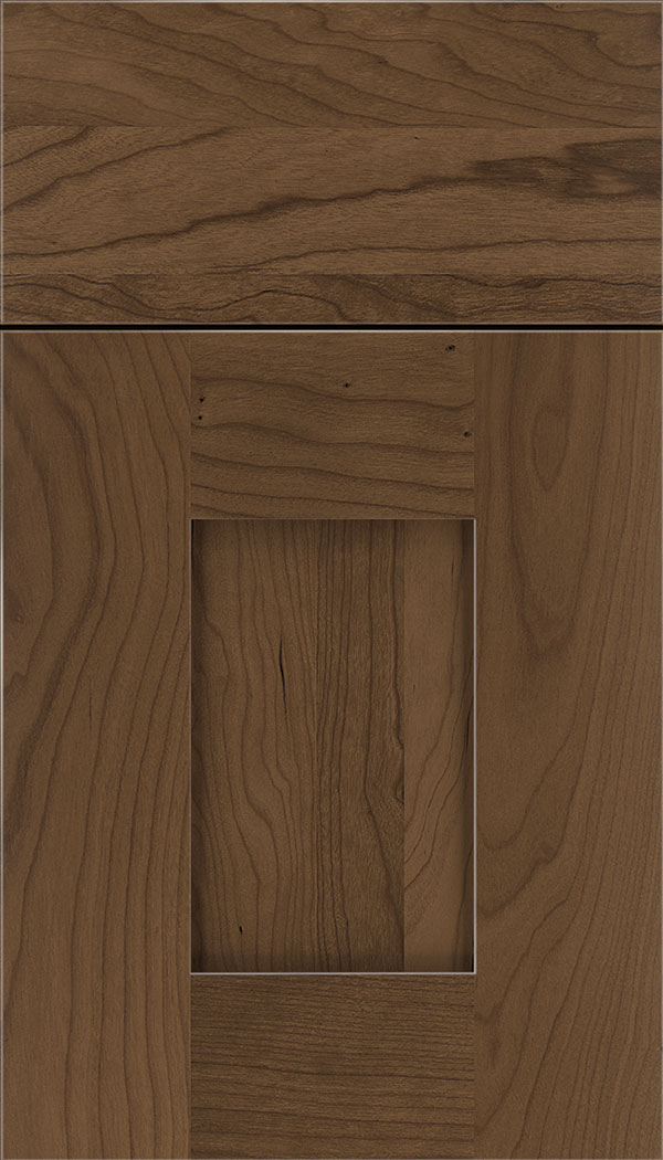 Newhaven Cherry shaker cabinet door in Toffee