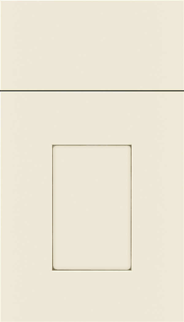 Newhaven MDF shaker cabinet door in Seashell with Smoke glaze