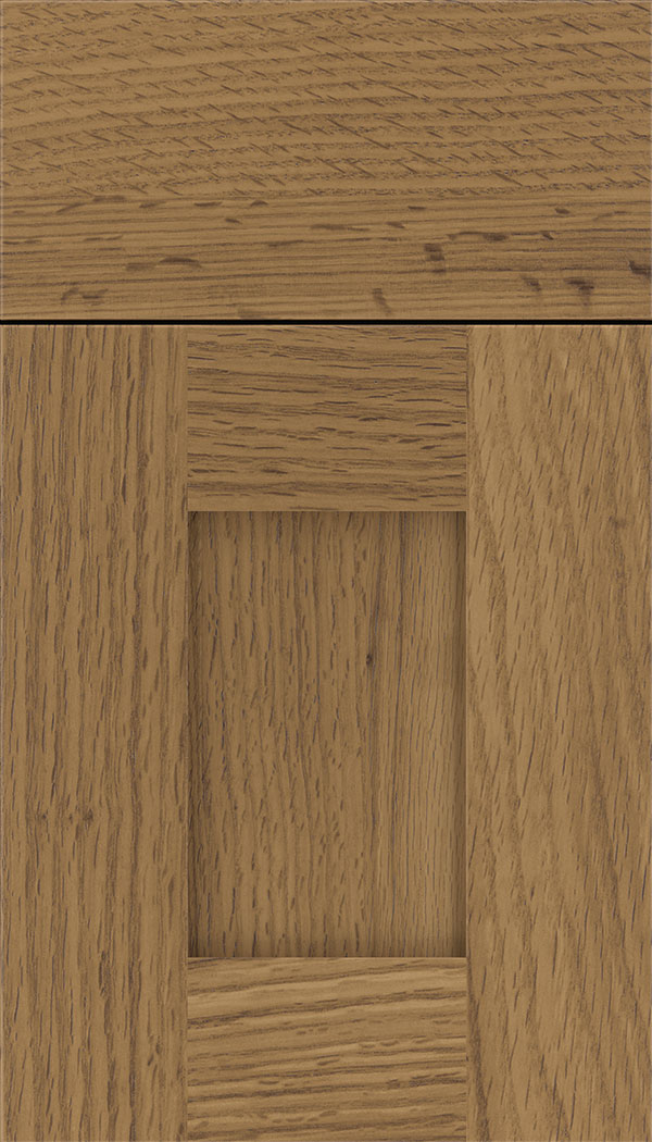 Newhaven Rift Oak shaker cabinet door in Tuscan