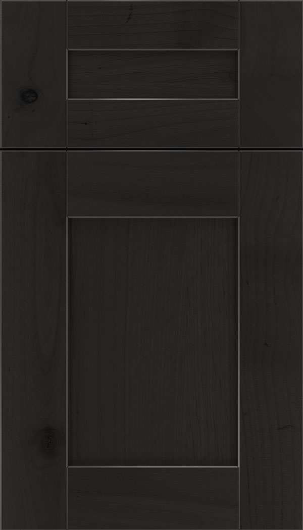 Pearson 5pc Alder flat panel cabinet door in Charcoal