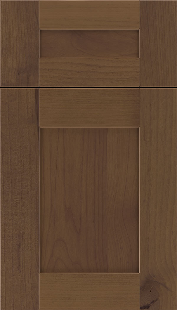 Pearson 5pc Alder flat panel cabinet door in Sienna