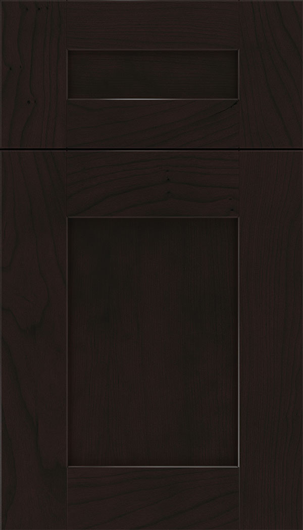 Pearson 5pc Cherry flat panel cabinet door in Espresso