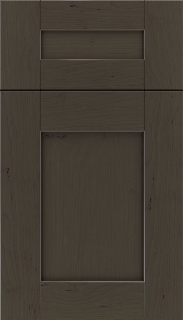 Pearson 5pc Cherry flat panel cabinet door in Thunder