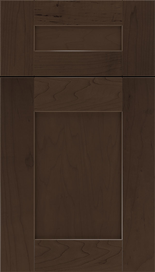 Pearson 5pc Maple flat panel cabinet door in Cappuccino
