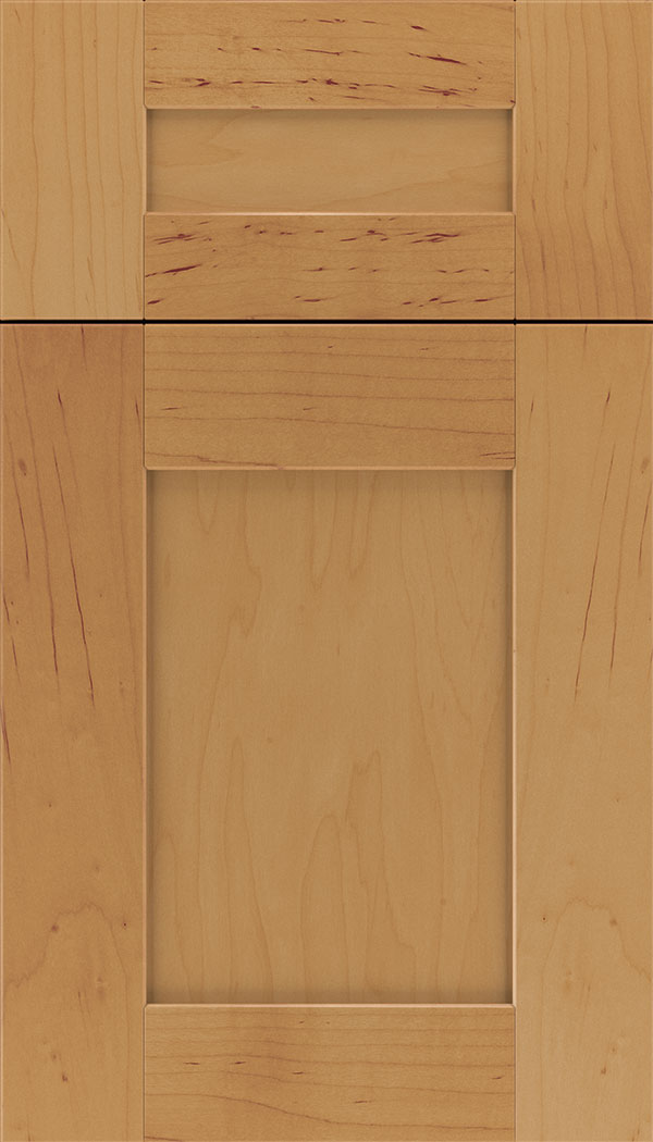 Pearson 5pc Maple flat panel cabinet door in Ginger