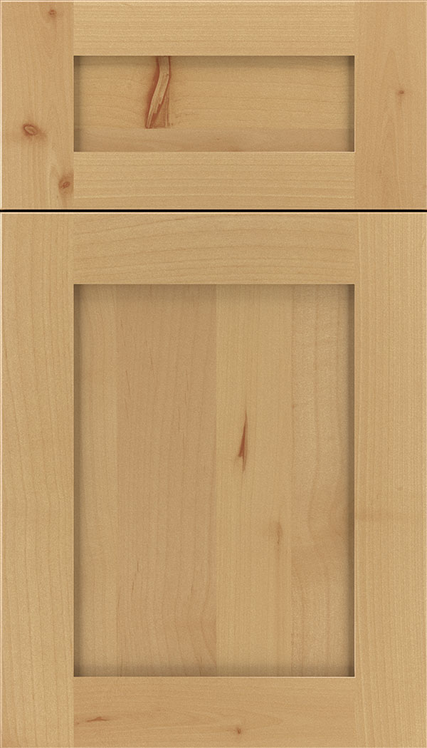 Plymouth 5pc Alder shaker cabinet door in Natural