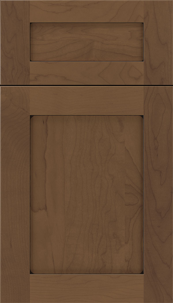 Plymouth 5pc Maple shaker cabinet door in Toffee with Black glaze