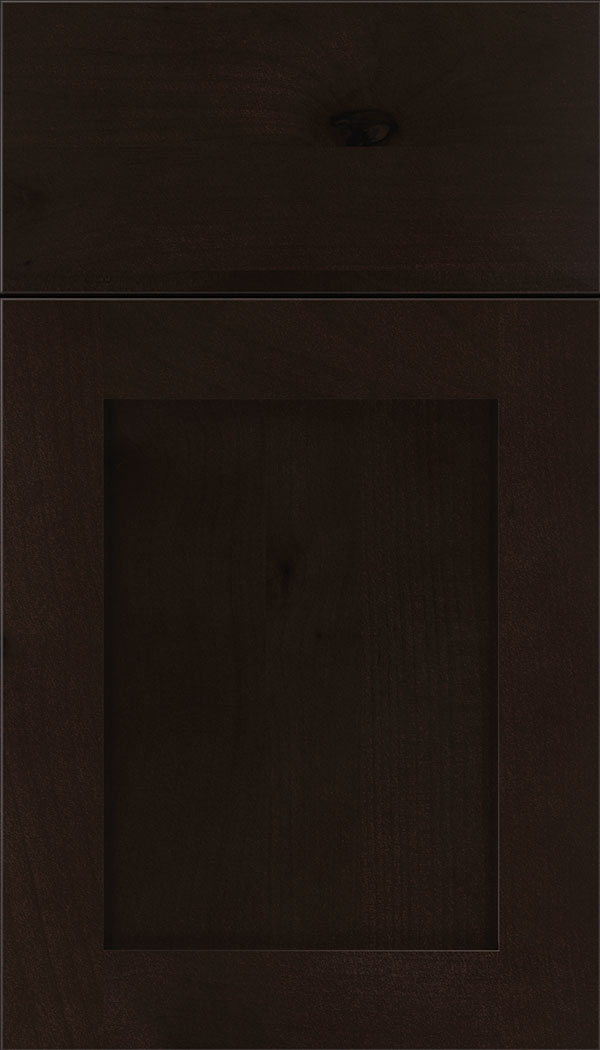 Plymouth Alder shaker cabinet door in Espresso