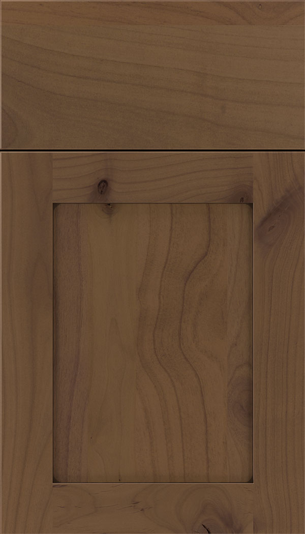 Plymouth Alder shaker cabinet door in Sienna with Mocha glaze