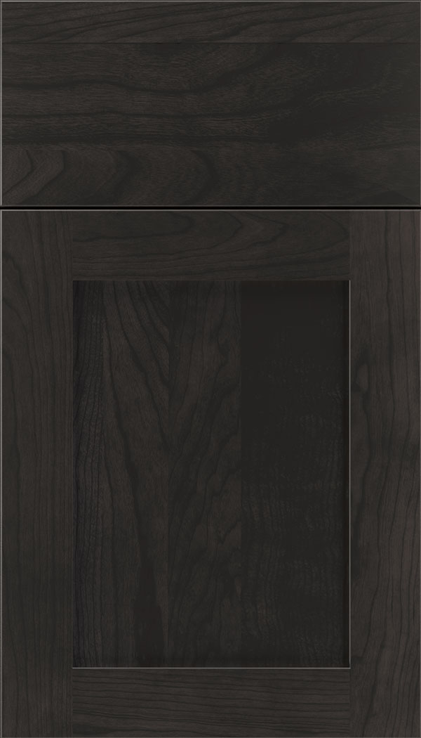 Plymouth Cherry shaker cabinet door in Charcoal