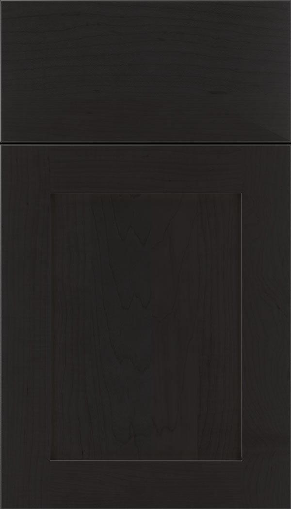 Plymouth Maple shaker cabinet door in Charcoal